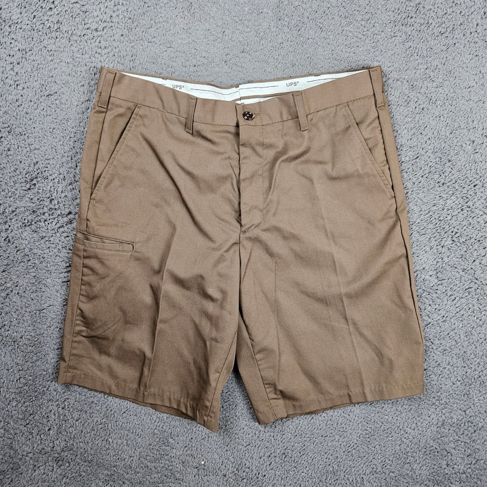 WearGuard UPS Mens Brown Workwear Utility Shorts Size 36